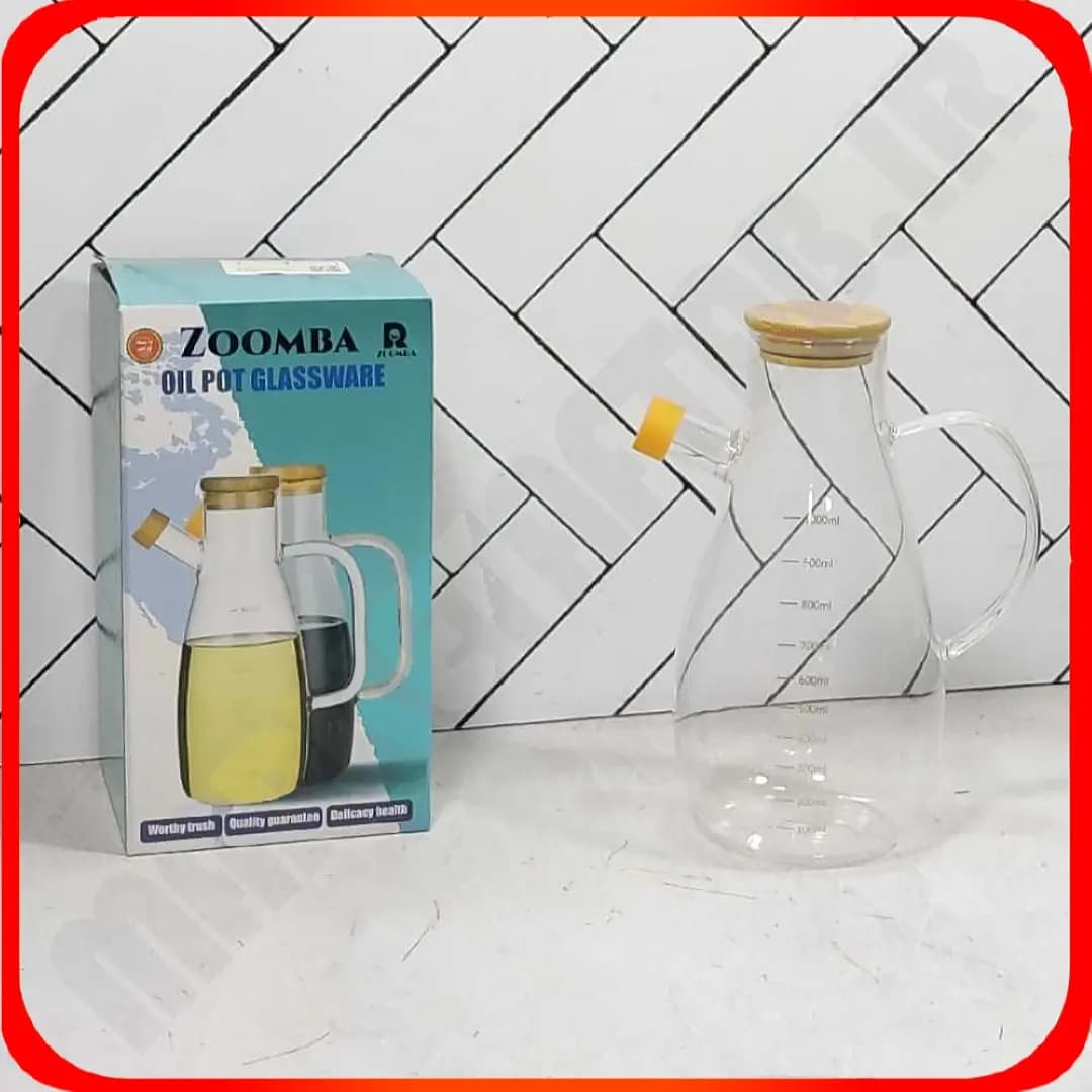 روغن ریز پارچی درب استیل حجم 1000 میل زومبا