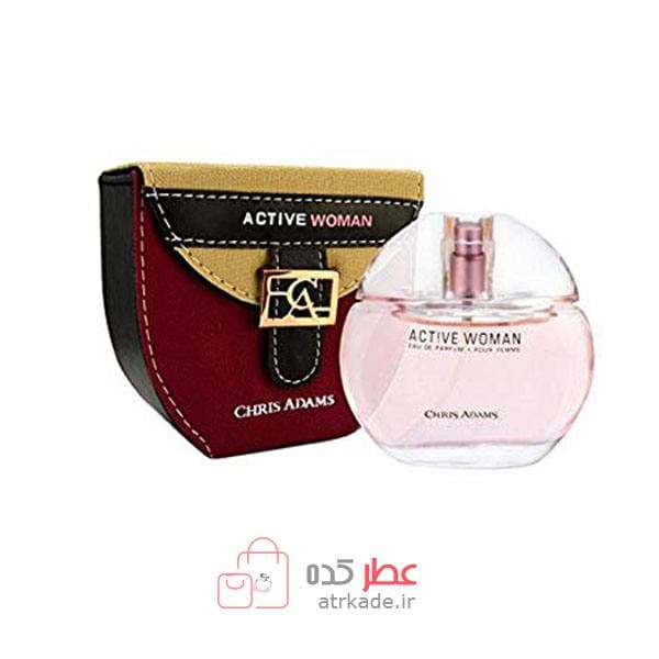 ادکلن زنانه اکتیو وومن Chris Adams Active Woman حجم 80 میل