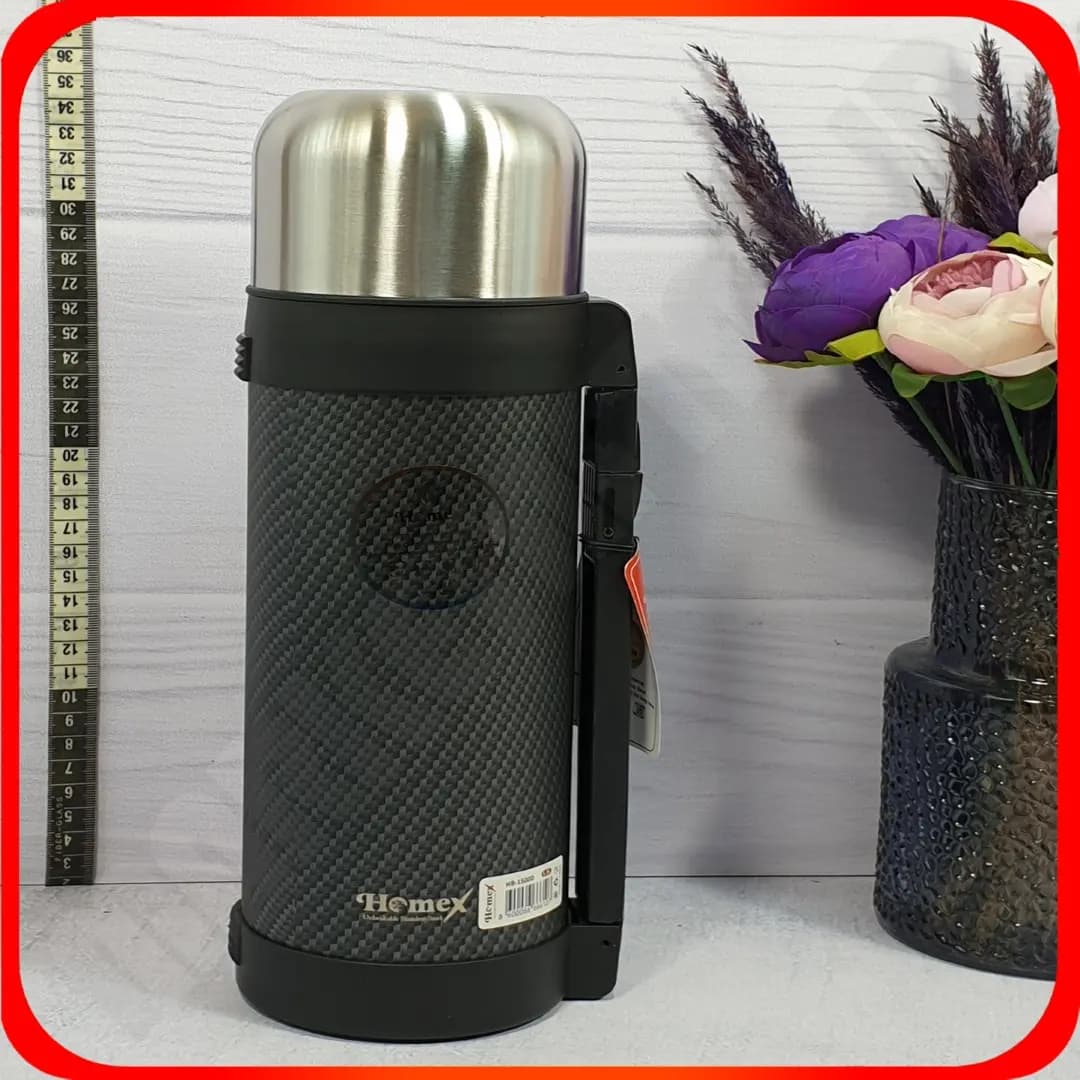 HOMEXHB1500D فلاکس 1/5 لیتر استیل طرح دار مسافرتی