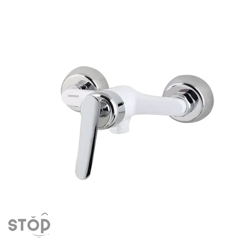 ست شیرآلات چیاکو مدل ریو سفید کروم مجموعه 4 عددی — تصویر ۲