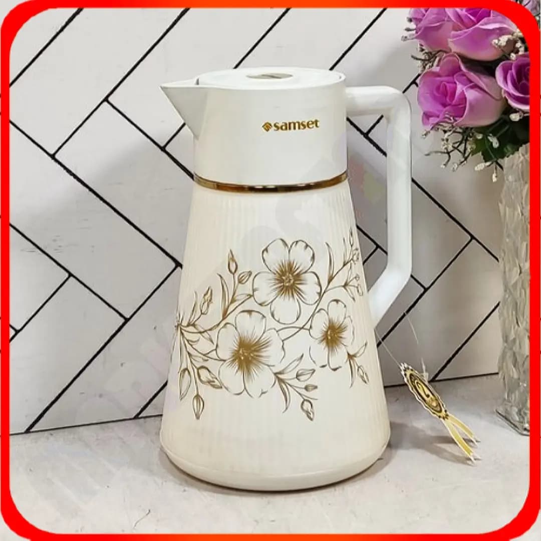 40120019 پک فلاسک 1 لیتر سفید راسن سام ست