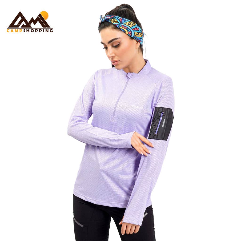 بلوز زنانه نیم زیپ هیمالیا — تصویر ۲