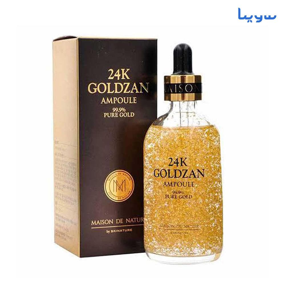 سرم پوست بایو آکوا مدل Pure Gold حجم 100 میلی لیتر