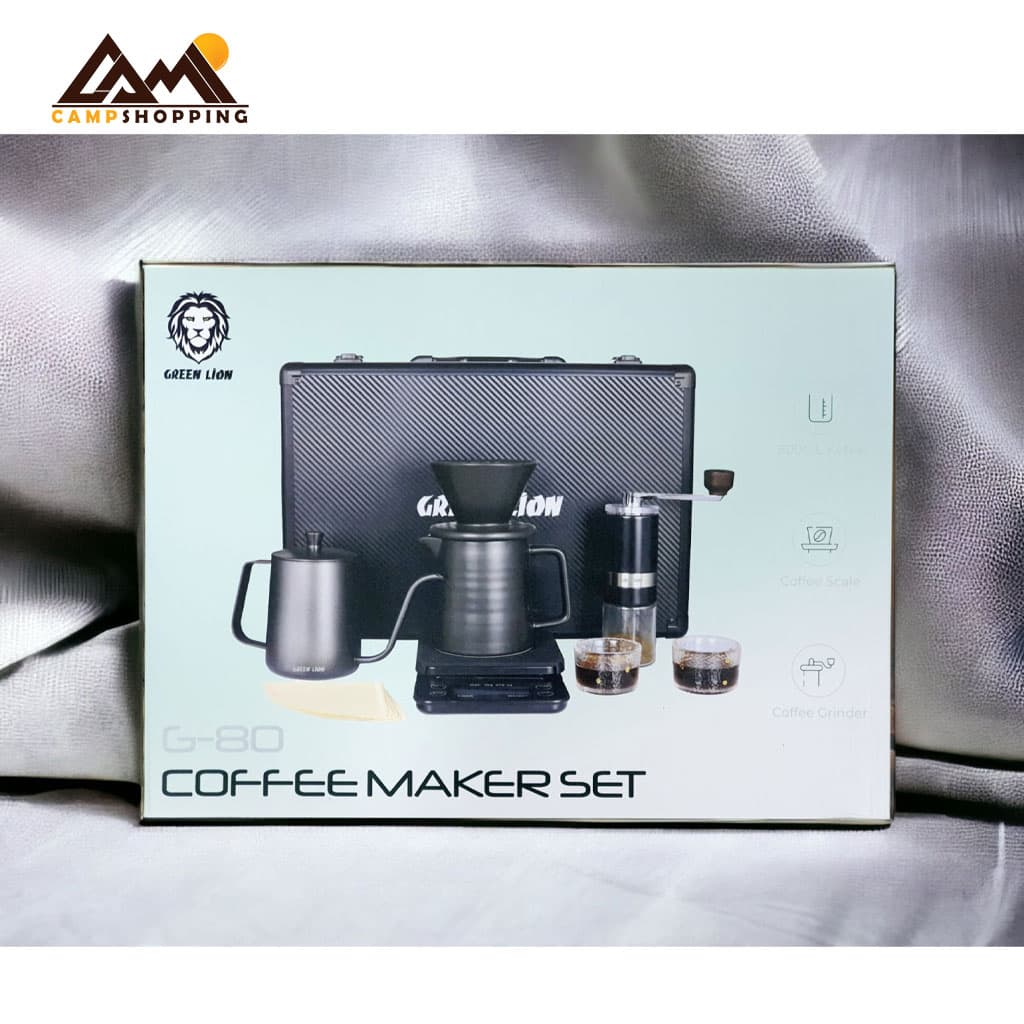 ست قهوه ساز گرین لاین مدل COFFEE MAKER SET کد GNG80COFFBK — تصویر ۲