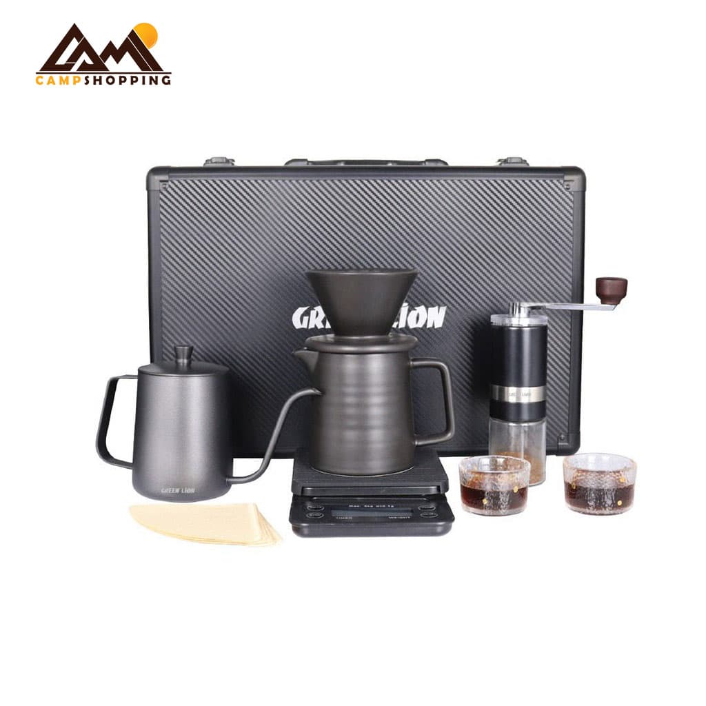 ست قهوه ساز گرین لاین مدل COFFEE MAKER SET کد GNG80COFFBK