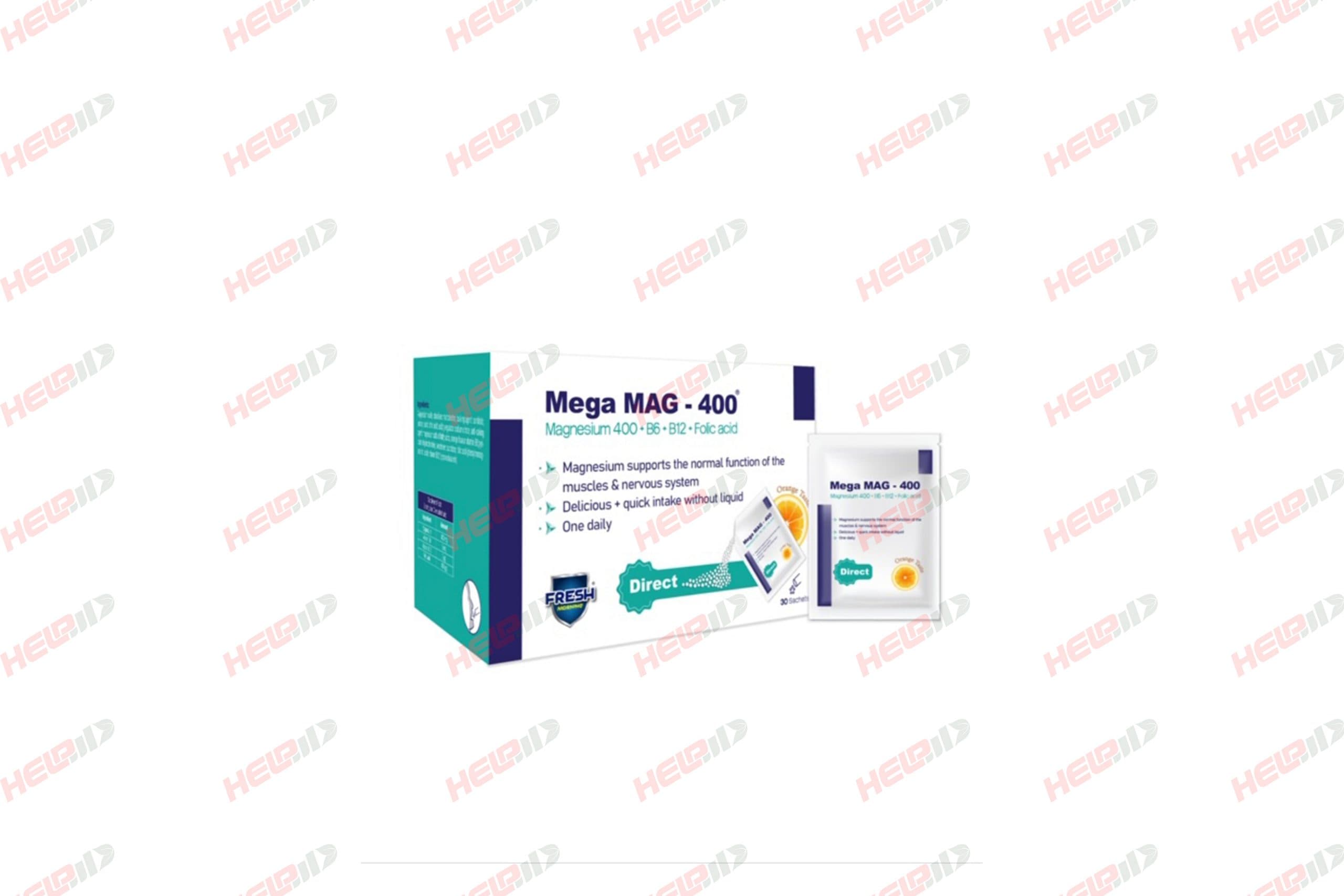 ساشه منیزیم 400 مگا مگ 30 عددی
