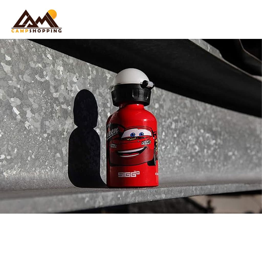 قمقمه سیگ مدل Cars Lightining McQueen حجم 300 میلی لیتر SIGG Water Bottle — تصویر ۳