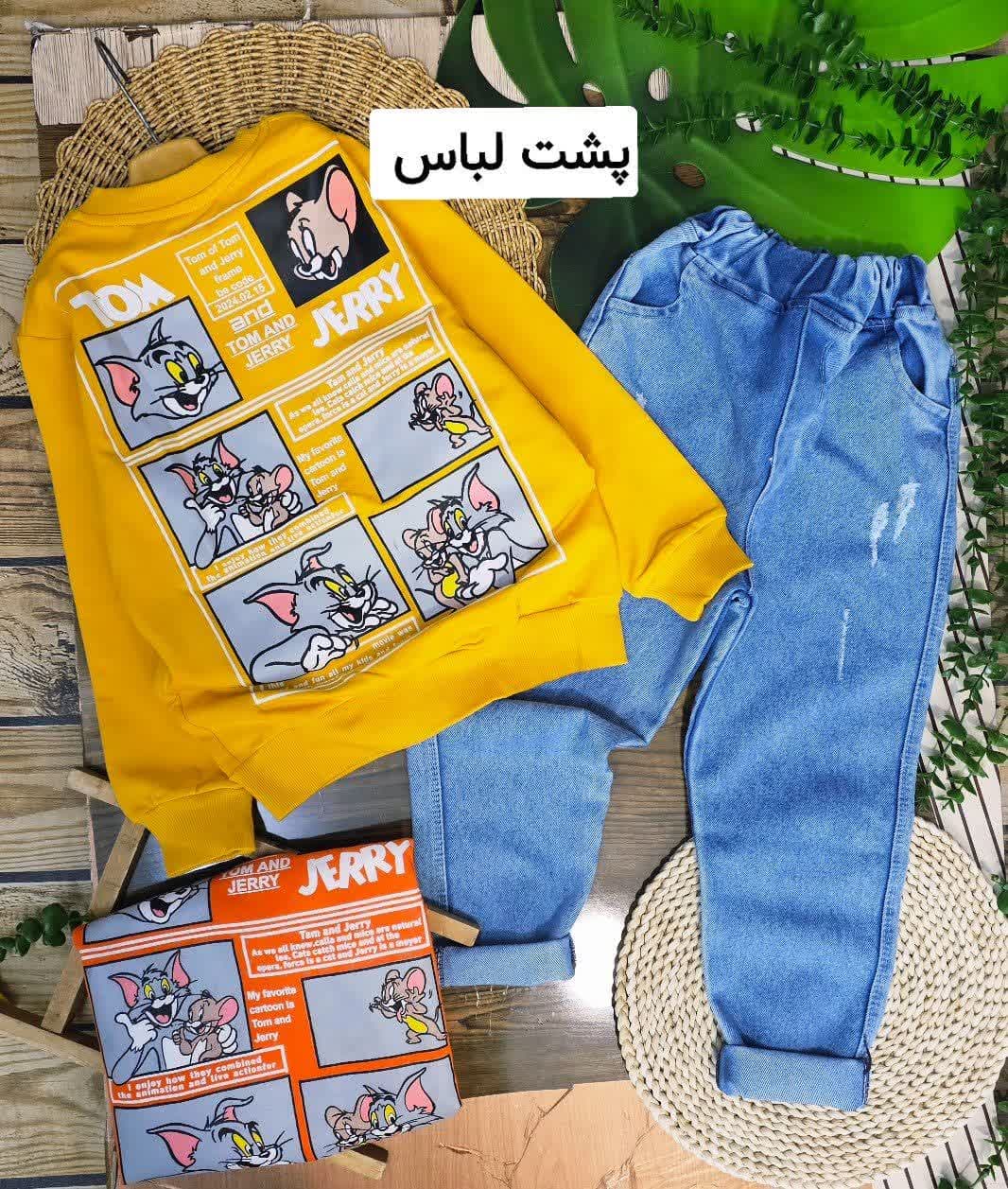 بلوز شلوار اسپرت بچگانه تام و جری۱ — تصویر ۴