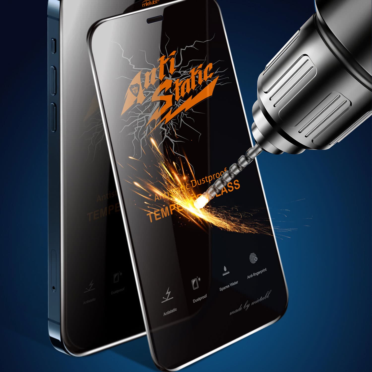 گلس شیشه ای آنتی استاتیک برای گوشی شیائومی Redmi Note 14 4G — تصویر ۴