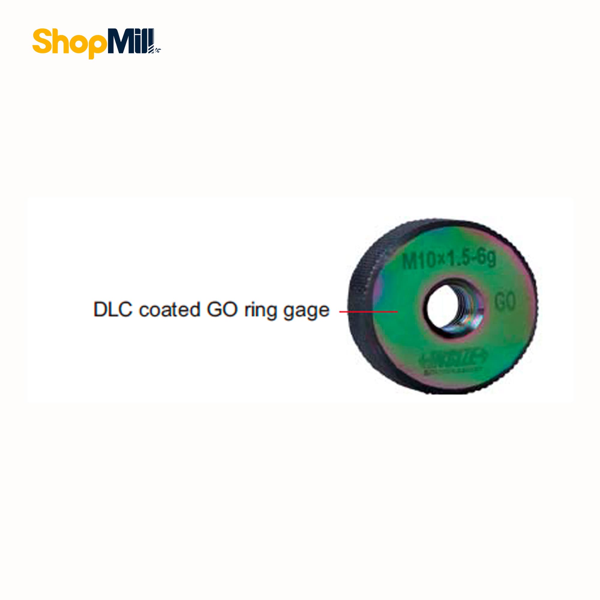 گیج رزوه برو نرو توپی اینسایز (Insize) 4*0.7mm مدل 4-4130 — تصویر ۲