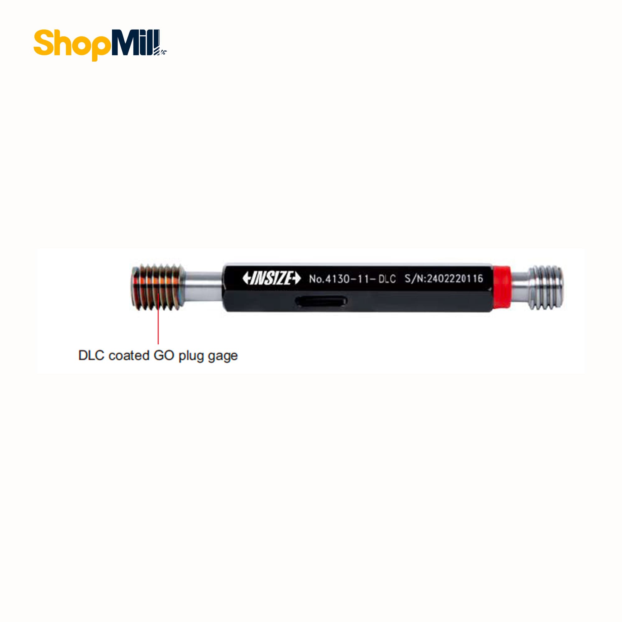 گیج رزوه برو نرو توپی اینسایز (Insize) 4*0.7mm مدل 4-4130