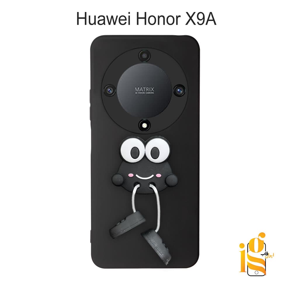 قاب عروسکی طرح قورباغه برای موبایل هوآوی Honor X9A — تصویر ۲