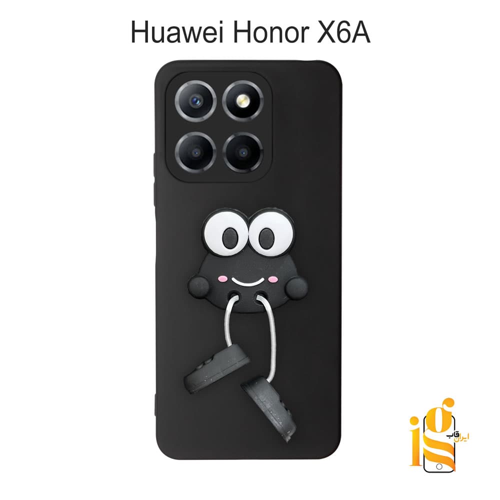 قاب عروسکی طرح قورباغه برای موبایل هوآوی Honor X6A — تصویر ۲
