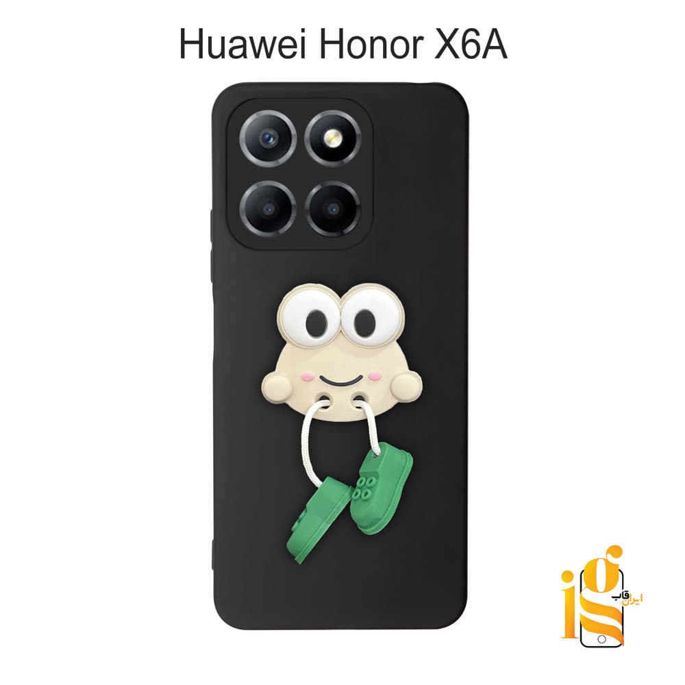 قاب عروسکی طرح قورباغه برای موبایل هوآوی Honor X6A