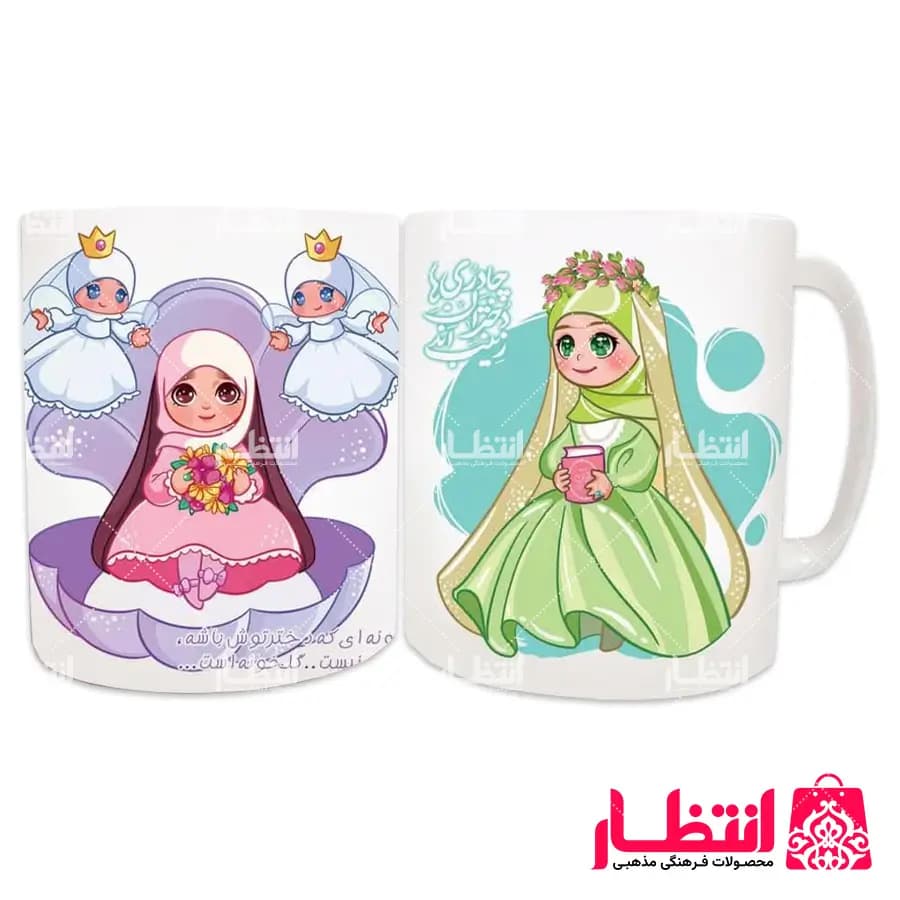 لیوان پلیمری طرح فرشته
