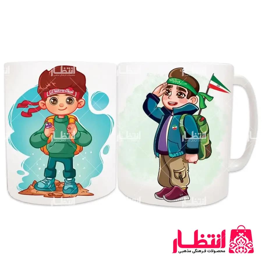 لیوان پلیمری طرح لبیک یا حسین (ع)