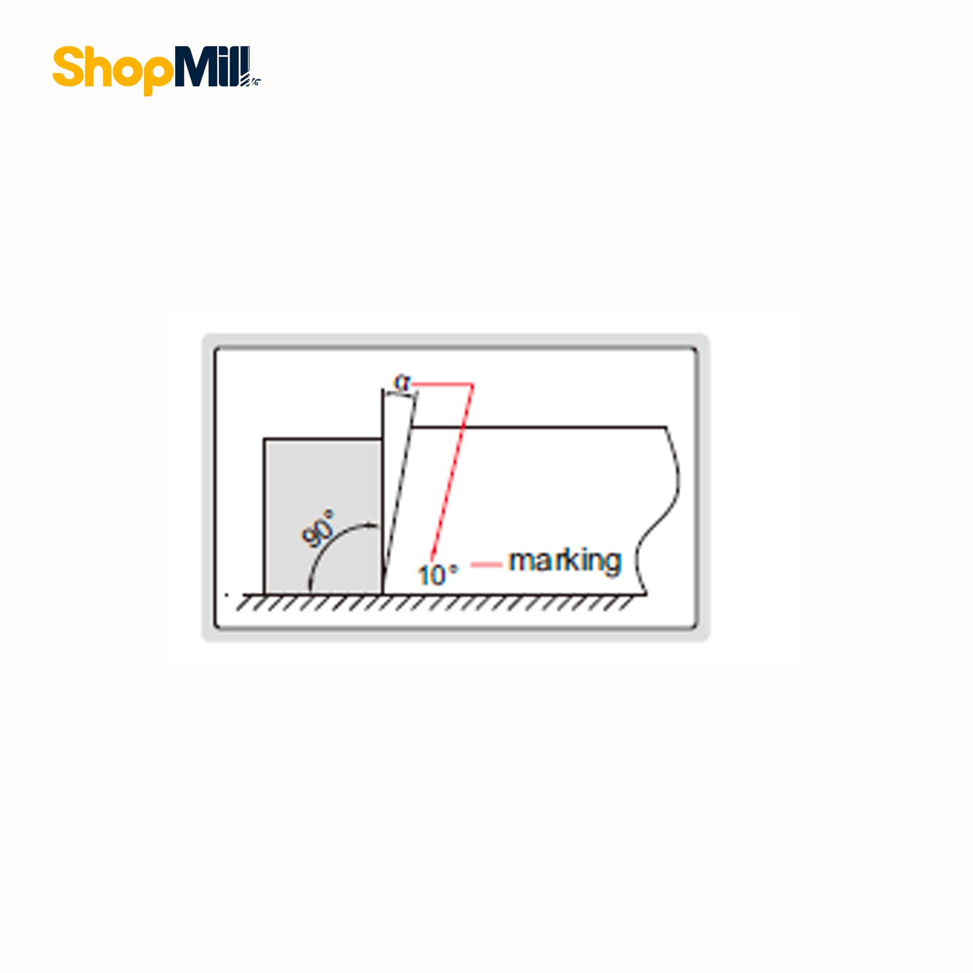 شابلون زاویه سنج اینسایز (Insize) مدل 20-4806 — تصویر ۲