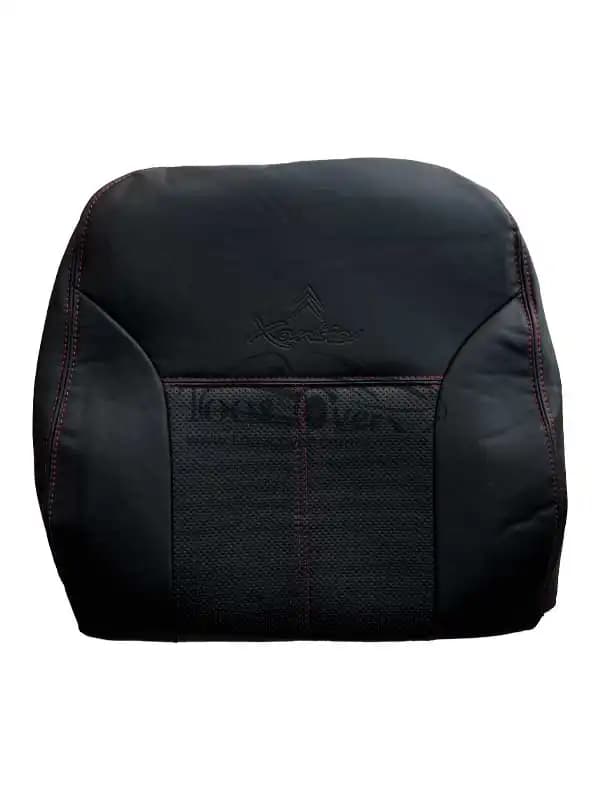 روکش صندلی خودرو سیتروئن زانتیا چرم مشکی دوخت قرمز – کد 4528