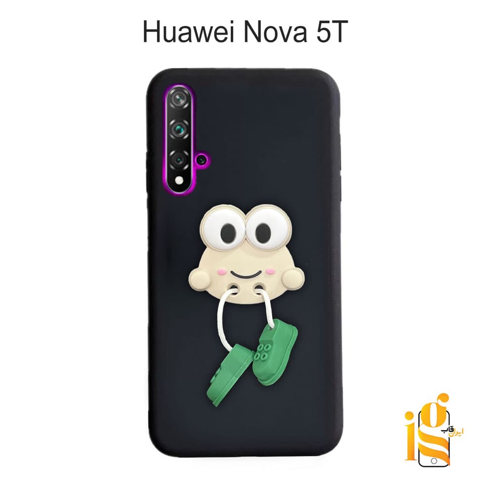 قاب عروسکی طرح قورباغه برای موبایل هوآوی Nova 5T
