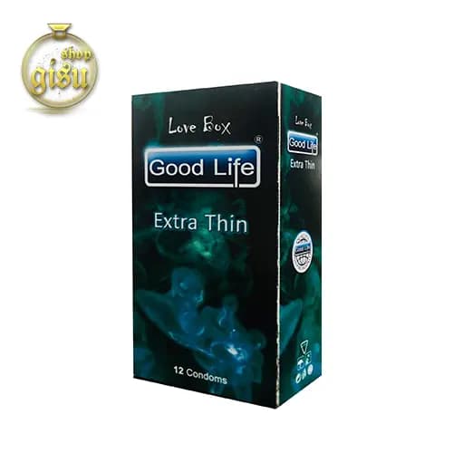 کاندوم گودلایف اکسترا تین سری لاوباکس(Goodlife Extra thin)-12عددی
