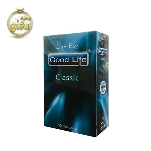 کاندوم گودلایف کلاسیک سری لاوباکس(Goodlife Classic)-12عددی