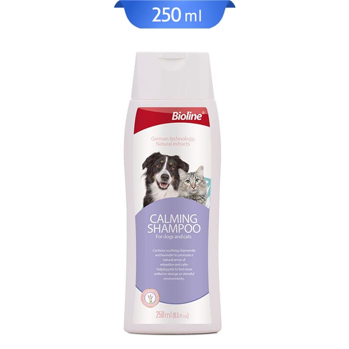 شامپو آرام کننده سگ و گربه بایولاین حجم 250 میلی لیتر Bioline Calming Shampoo