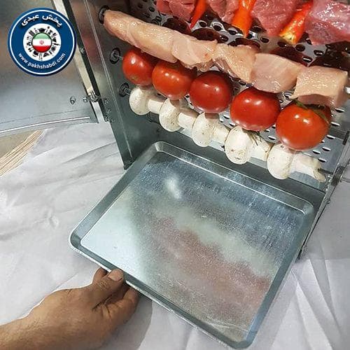 کباب پز ایستاده 10 سیخ دادلیسان آپارتمانی — تصویر ۲