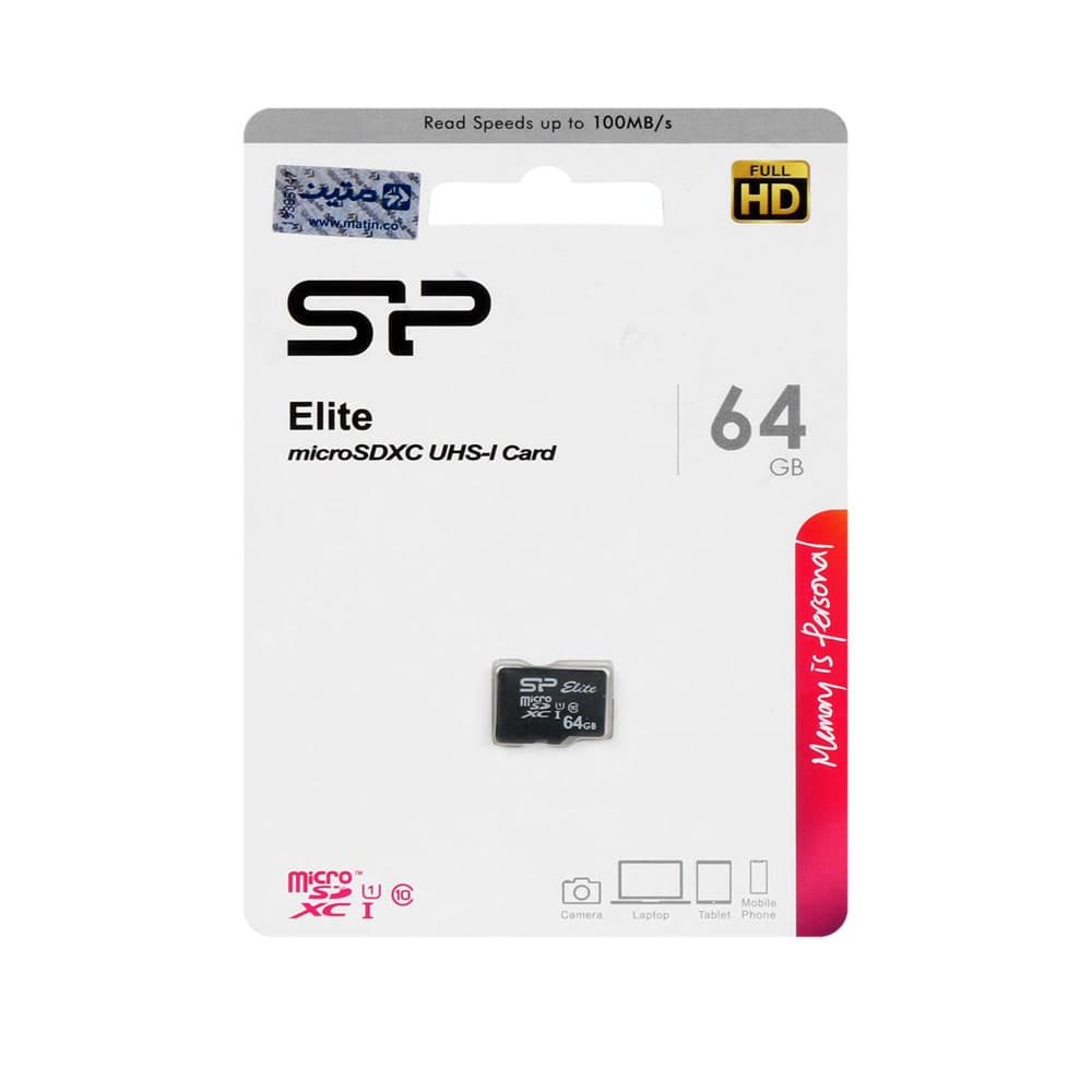 رم میکرو سلیکون پاور Silicon Power U1 Elite microSDXC-100MB/S-64GB