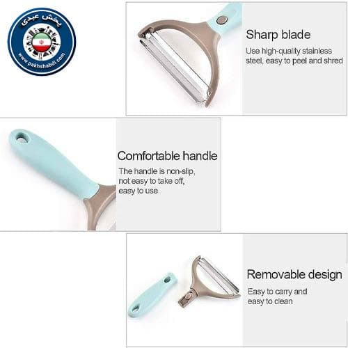 پوست کن کلم مدل 3 کاره vegetable peeler — تصویر ۳