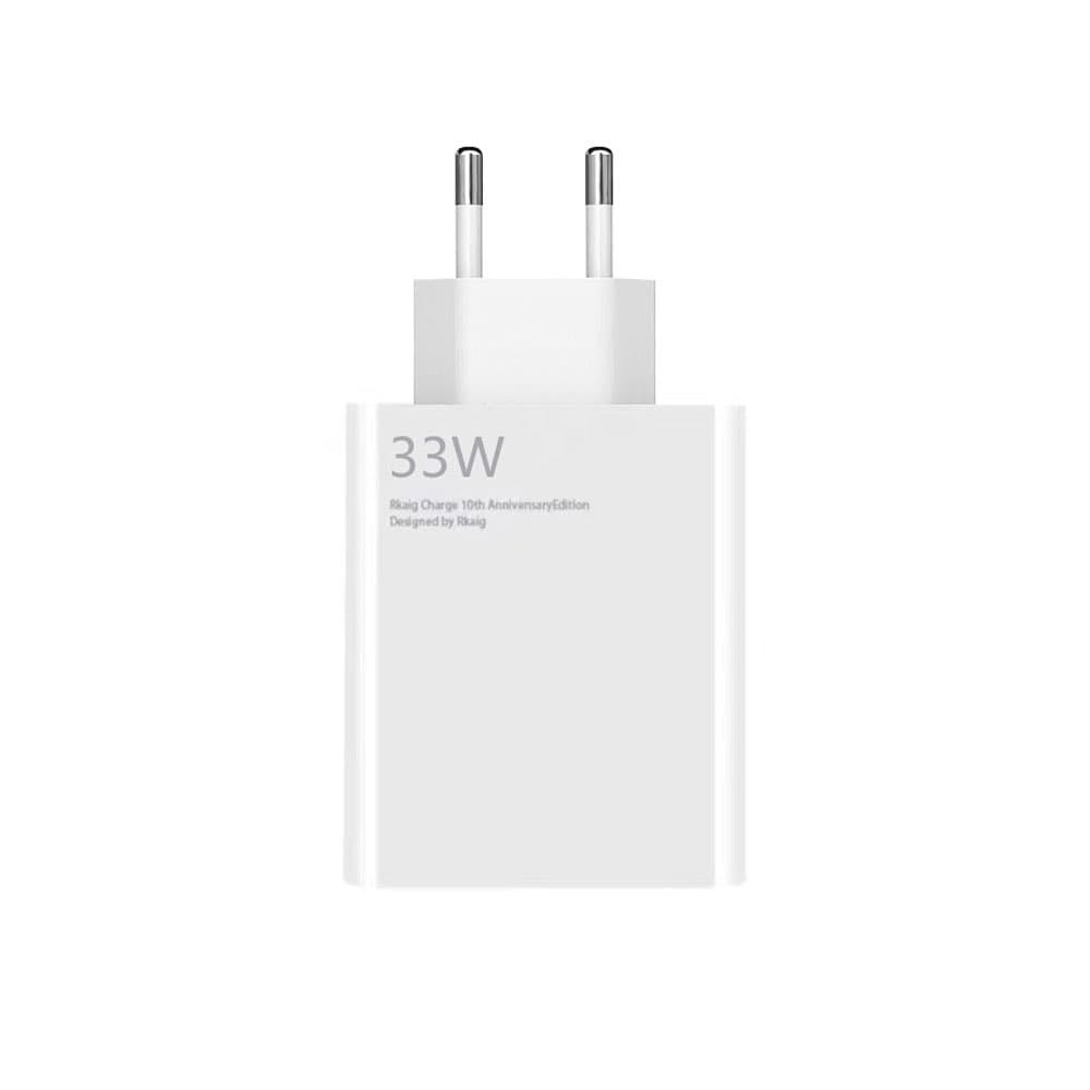 شارژر دیواری فست سرکارتنی تک پورت Xiaomi مدل MDY-11-EZ 33W – DST اورجینال — تصویر ۳