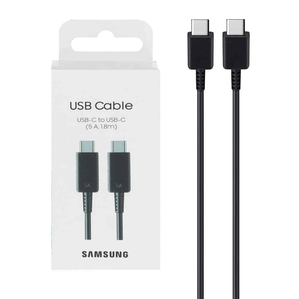کابل شارژ فست 1.8 متری Samsung Type-C To Type-C مدل EP-DX510 اورجینال — تصویر ۲