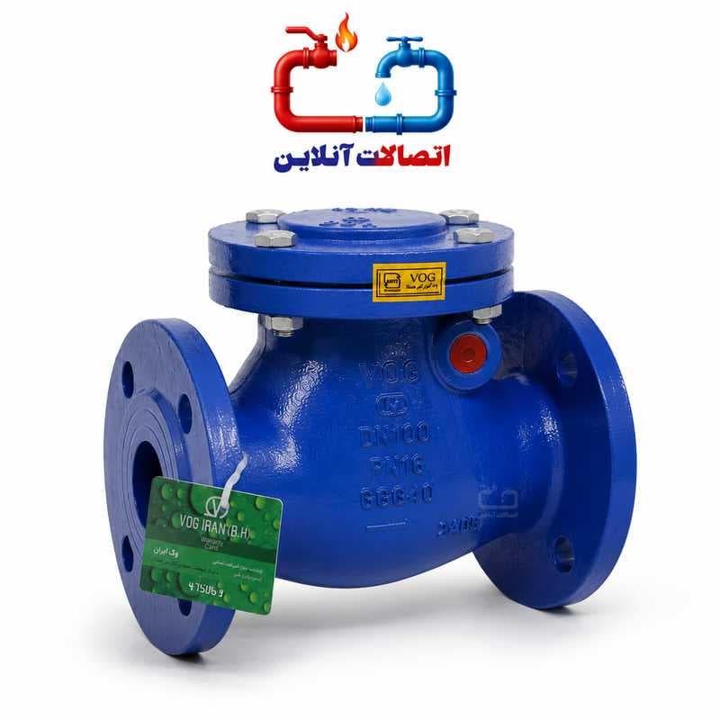 شیر یکطرفه دریچه‌ای وگ 21/2 اینچ pn16 (لولایی) — تصویر ۲