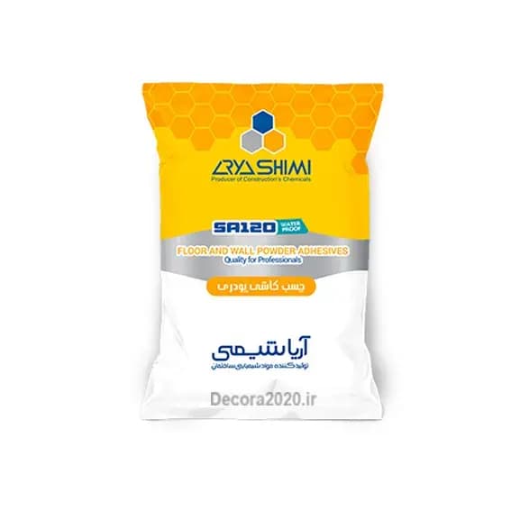 چسب پودری کف و دیوار (سفید)(ARYA SET -SA 120)