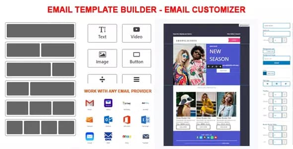 دانلود افزونه وردپرس Email Template Builder