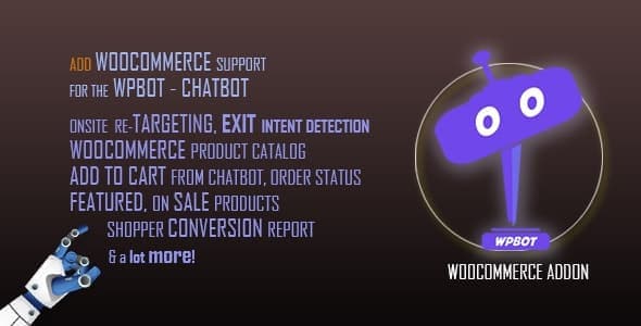 دانلود افزونه وردپرس ChatBot for WooCommerce