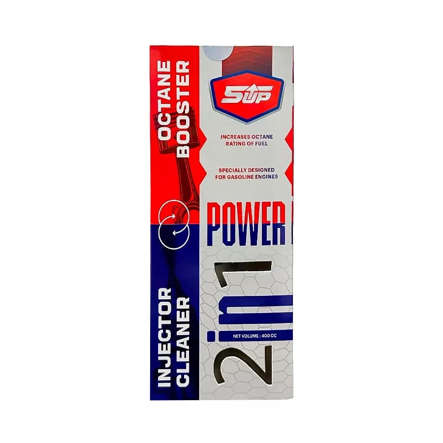 اکتان بوستر و انژکتور شوی دو کاره فایوآپ مدل Power 2 in 1 حجم 400 میلی لیتر بسته 24 عددی — تصویر ۲