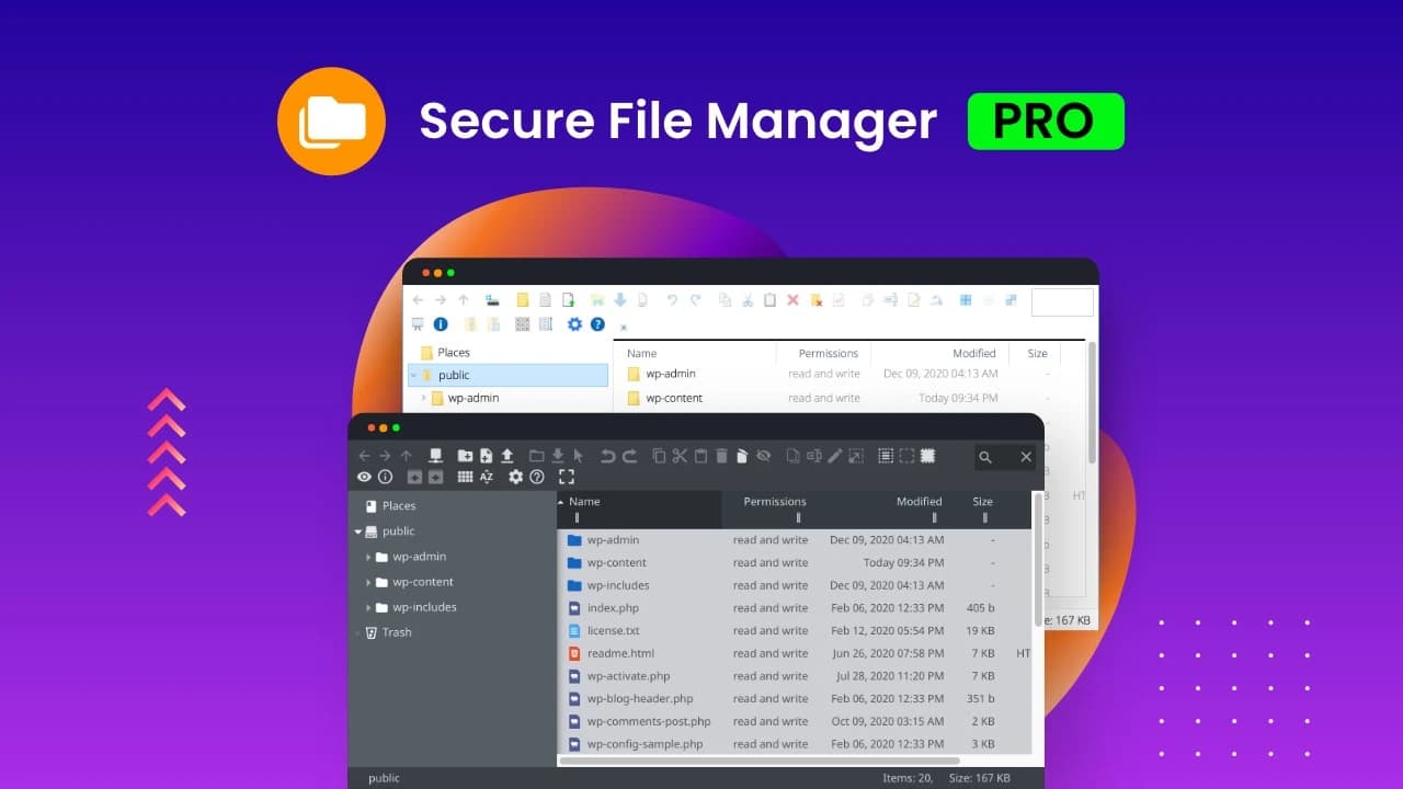 دانلود افزونه وردپرس Secure File Manager Pro