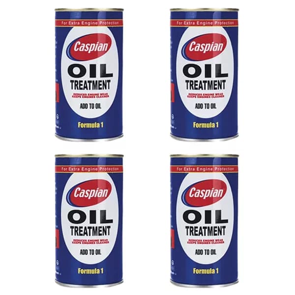 مکمل روغن موتور خودرو کاسپین مدل Formula 1 حجم 300 میلی لیتر بسته 4 عددی