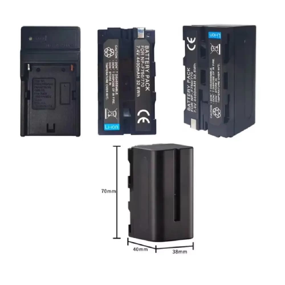 كيت ٢ عددي باتری NP-F750770 Battery — تصویر ۲