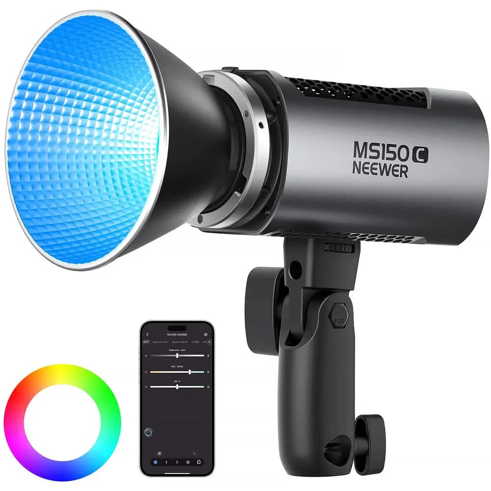 نور RGB استودیویی NEEWER MS150C