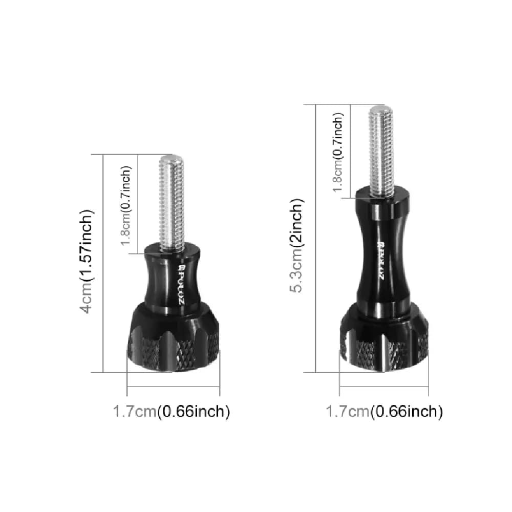 پیچ فلزی مخصوص دوربین‌های ورزشی Puluz for GoPro , Insta360 , DJI — تصویر ۲