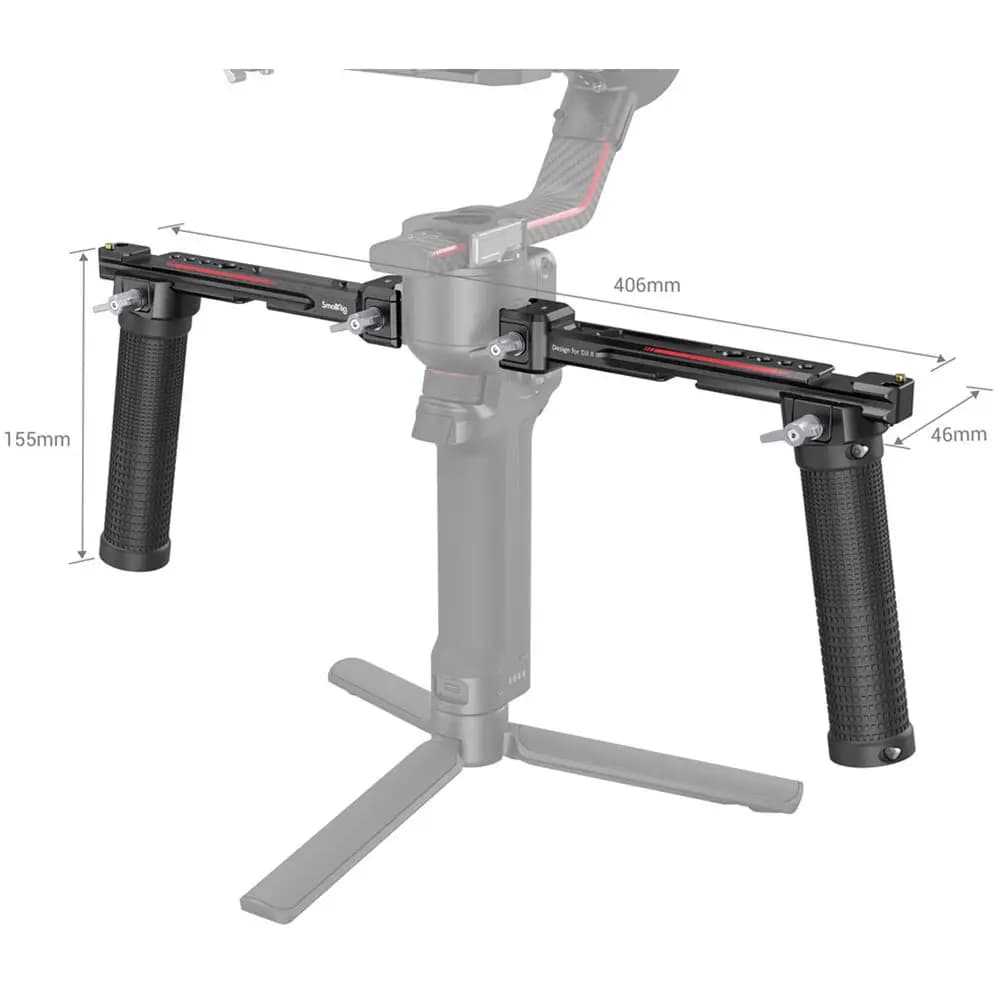 دسته گیمبال اسمال ریگ SmallRig Dual Handgrip 3027 for DJI RS 2/RSC 2/RS 3/RS 3 Pro/RS 4/RS 4 Pro Gimbal — تصویر ۵