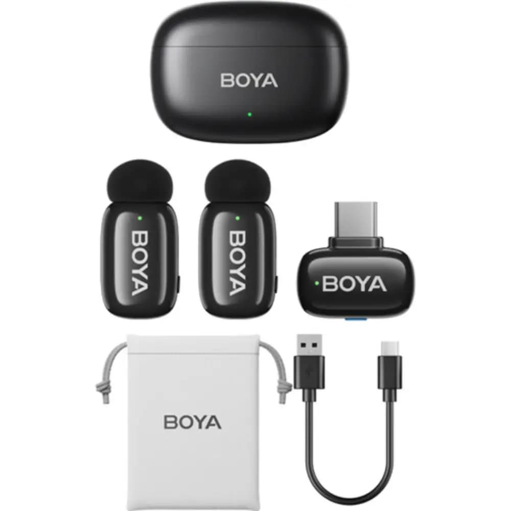 میکروفون بی سیم بویا BOYA MINI 14 Wireless Microphone type-c — تصویر ۲