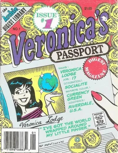 دانلود کمیک Veronica’s Passport Digest Magazine (1992)