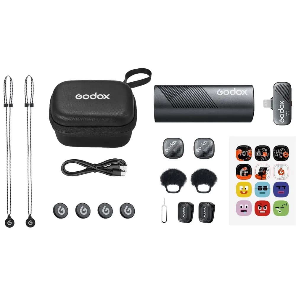 میکروفون بی سیم یقهای گودکس Godox Cube-SL 2-Person — تصویر ۳