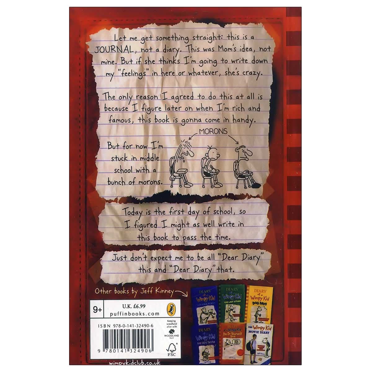 Diary Of A Wimpy Kid a novel in cartoons — تصویر ۲