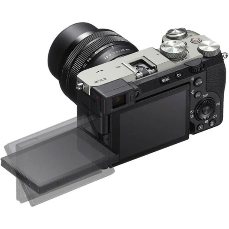 دوربین بدون آینه سونی Sony Alpha a7C II بدنه نقره ای — تصویر ۳