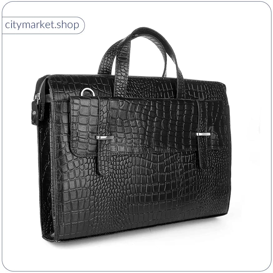 کیف اداری چرم طبیعی مدل BK56 — تصویر ۵