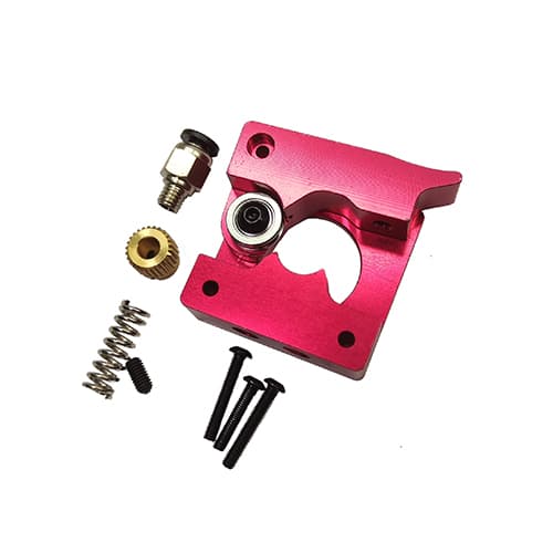 کیت تمام فلزی اکسترودر MK8 راست (قرمز)