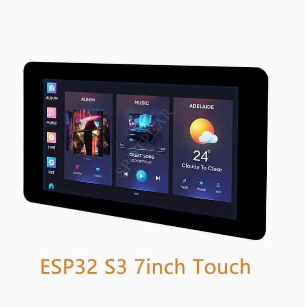 برد توسعه ESP32-S3 با نمایشگر خازنی 7 اینچ برند Waveshare — تصویر ۳